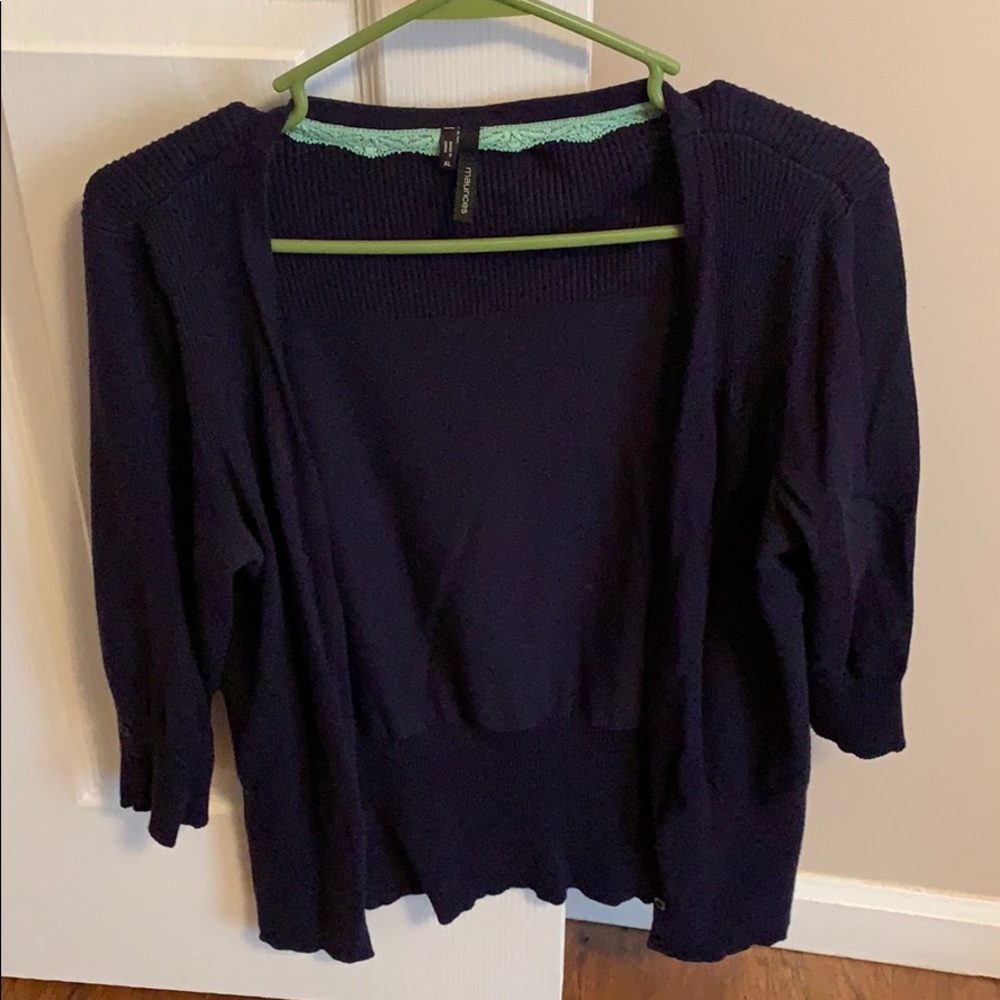Navy Maurice’s cardigan